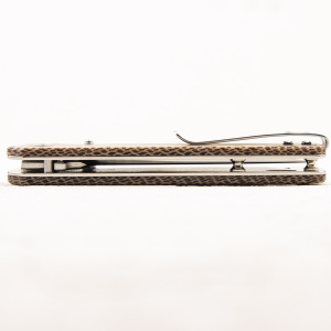 Нож QSP Penguin, D2, Micarta Brown Texture - складной туристические ножи из стали Нож QSP Penguin, D2, Micarta Brown Texture - складной туристические ножи из стали