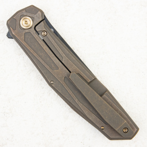 Нож WE Knife Shadowfire, CPM 20CV Tanto, Titanium Bronze - складной туристические ножи из стали Нож WE Knife Shadowfire, CPM 20CV Tanto, Titanium Bronze - складной туристические ножи из стали