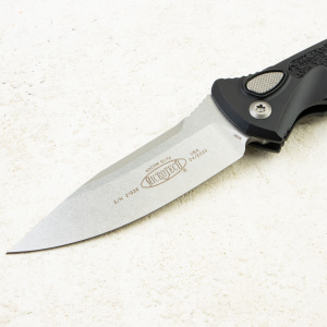 Нож Microtech Socom Elite Auto, Stonewash, M390, Aluminum Black, 160A-10