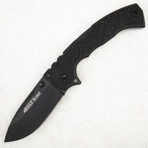 Нож Cold Steel 4-Max Scout, AUS-10A, Grive-Ex Black, 62RQ-BKBK - складной туристические ножи из стали Нож Cold Steel 4-Max Scout, AUS-10A, Grive-Ex Black, 62RQ-BKBK - складной туристические ножи из стали