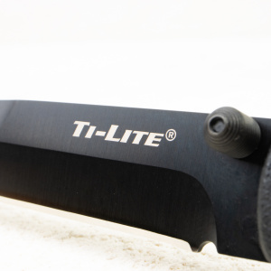 Нож Cold Steel Ti-Lite 4, AUS-8A, Zy-Ex Black, 26SP-BKBK Нож Cold Steel Ti-Lite 4, AUS-8A, Zy-Ex Black, 26SP-BKBK