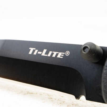 Нож Cold Steel Ti-Lite 4, AUS-8A, Zy-Ex Black, 26SP-BKBK Нож Cold Steel Ti-Lite 4, AUS-8A, Zy-Ex Black, 26SP-BKBK