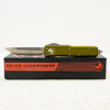 Нож Microtech UTX-85 Tanto, Stonewash, M390, Aluminum OD Green, 233-10 OD Нож Microtech UTX-85 Tanto, Stonewash, M390, Aluminum OD Green, 233-10 OD