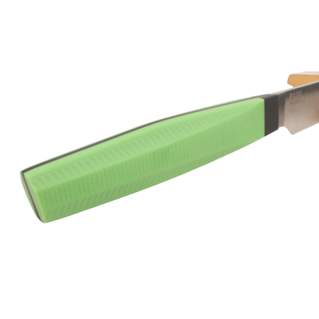 Нож овощной OWL P100 F, N690 Cryo, G10 Green Handle