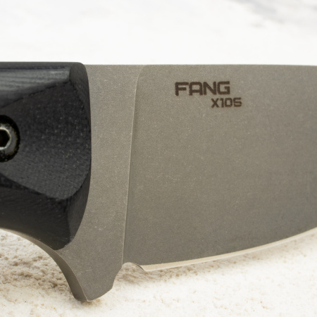 N.C. Custom Fang Black Stonewashed, X105, G10