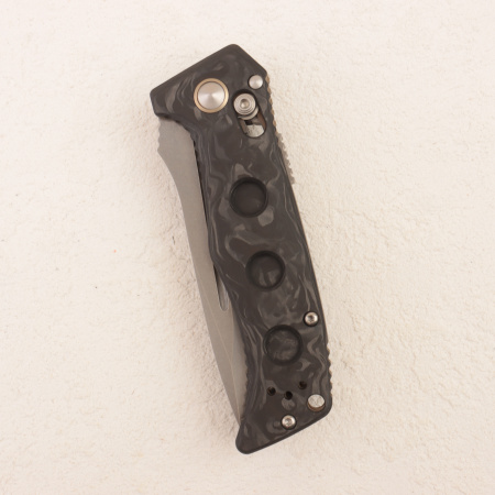 Нож Benchmade Mini Auto Adamas, MagnaCut, Marbled Carbon Fiber Handle, 2730-03