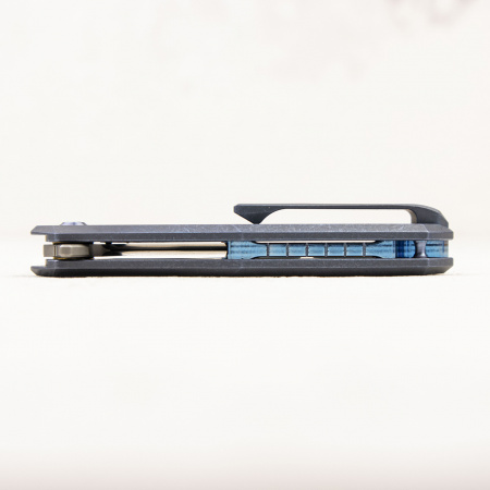 Нож WE Knife Mote, S35VN Gray, Titanium Blue Нож WE Knife Mote, S35VN Gray, Titanium Blue - купить в интернет-магазине Blademan