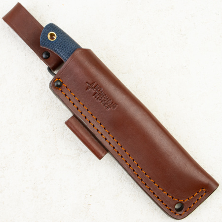 Нож Южный Крест Caribou L, VG-10, Micarta Blue, Насечка