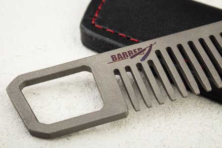 Расческа Для Бороды N.C. Custom 03.01, Titanium BT-6 - купить в интернет-магазине Blademan