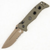 Нож Benchmade ADAMAS, CPM CruWear Serrated, G10 Olive, 275SFE-2 Нож Benchmade ADAMAS, CPM CruWear Serrated, G10 Olive, 275SFE-2