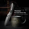 Нож Remette Meteor, M390, Titanium/Carbon Black Handle, RTPT-E