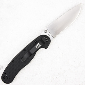 Нож Ontario Rat 1, AUS-8, Satin, Black Nylon, 8848SP - складной туристические ножи из стали Нож Ontario Rat 1, AUS-8, Satin, Black Nylon, 8848SP - складной туристические ножи из стали