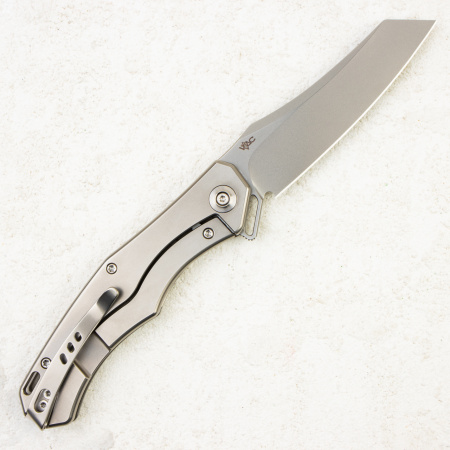 Нож WE Knife RekkeR Flipper Knife, CPM 20CV, Titanium Handle, WE22010G-2