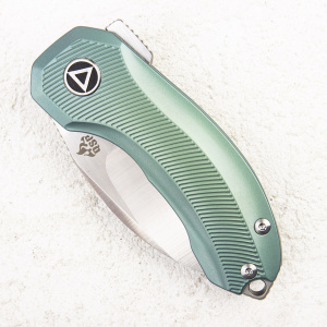Нож QSP Hamster, S35VN, Titanium Green - складной туристические ножи из стали Нож QSP Hamster, S35VN, Titanium Green - складной туристические ножи из стали