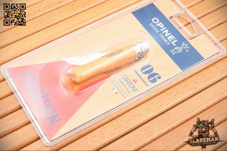 Нож Opinel №6, Углеродистая сталь, Бук, Блистер - купить в интернет-магазине Blademan