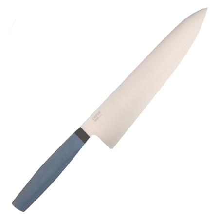 Нож шеф OWL CH210 F, N690 Cryo, G10 Navy Blue, (Эксклюзивный цвет)