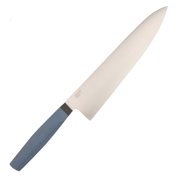 Нож шеф OWL CH210 F, N690 Cryo, G10 Navy Blue, (Эксклюзивный цвет)