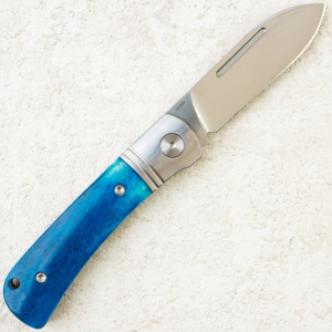 Нож QSP Hedgehog Spearpoint, Satin 14C28N, Bone Blue, QS142SP-D Нож QSP Hedgehog Spearpoint, Satin 14C28N, Bone Blue, QS142SP-D