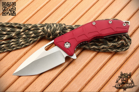 Нож Heretic Knives Martyr Red Stonewash Standard - купить в интернет-магазине Blademan
