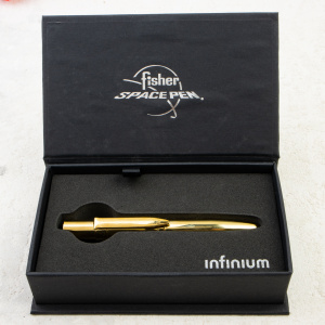 Fisher Space Pen Infinium Gold Titanium, Black Ink Fisher Space Pen Infinium Gold Titanium, Black Ink