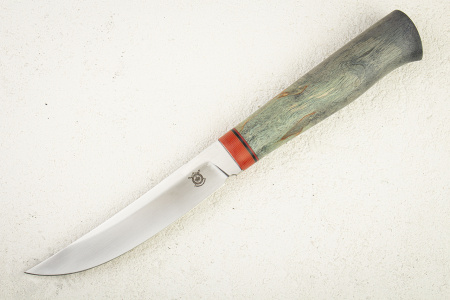 Нож Северная Корона Койот, Стабилизированная Карельская берёза - купить в интернет-магазине Blademan