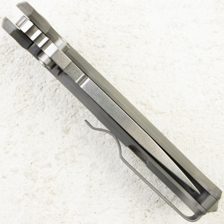 Нож DPX Gear HEST/F 4.0, MagnaCut, Sandblasted Titanium Handle, DPXHSF403 Нож DPX Gear HEST/F 4.0, MagnaCut, Sandblasted Titanium Handle, DPXHSF403