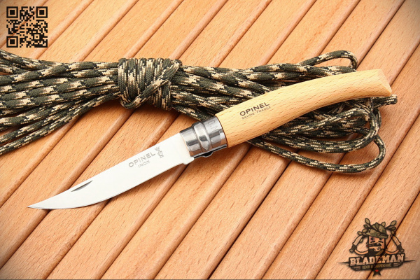 Нож филейный Opinel №8, Нержавеющая сталь, Бук - складной туристические ножи из стали