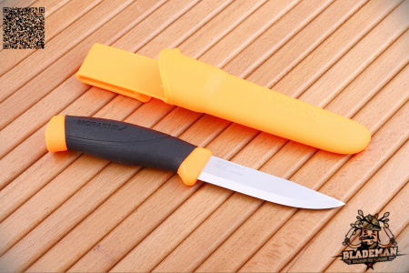 Нож Morakniv Companion F Orange, нержавеющая сталь - купить в интернет-магазине Blademan