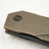 Нож WE Knife Solid Flipper Knife, CPM 20CV, Bronze Titanium Handle, WE22028-3