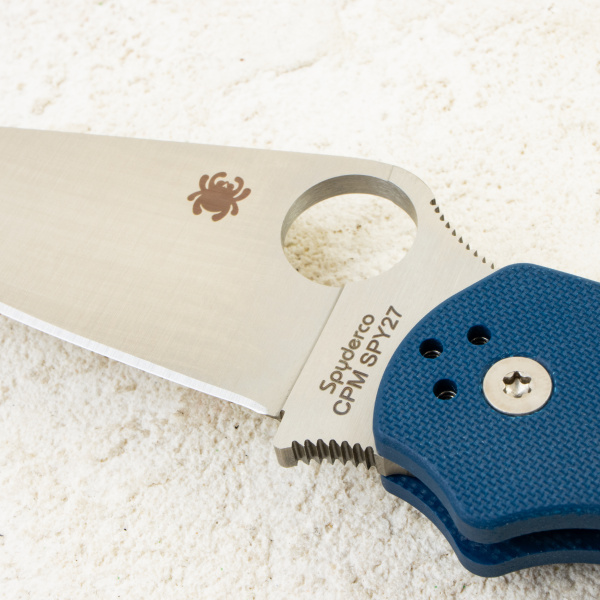 Нож Spyderco Para Military 2, CPM SPY27, G10 Cobalt Blue, C81GPCBL2