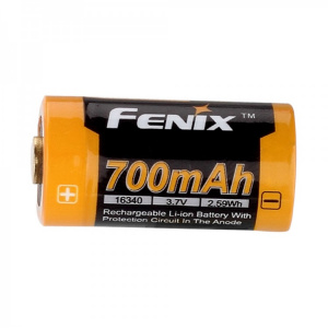 Аккумулятор Fenix 16340 Li-ion 700 mAh, защищённый Аккумулятор Fenix 16340 Li-ion 700 mAh, защищённый - купить в интернет-магазине Blademan