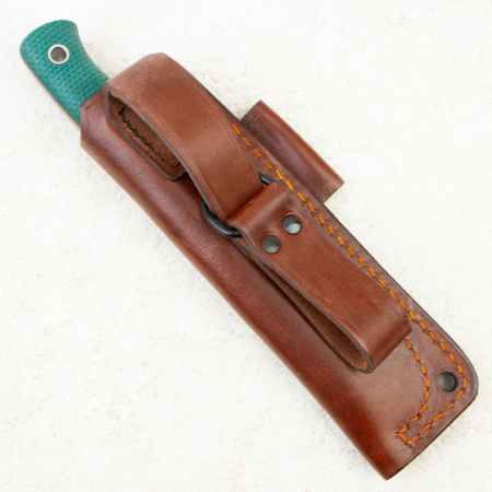 Нож Южный Крест ЯГД, Elmax, Convex, Micarta Изумруд, Насечка, 220