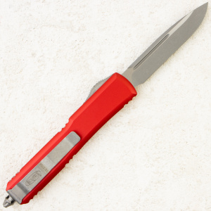 Нож Microtech Ultratech, Apocalyptic, M390, Aluminum Red, 121-10 APRD Нож Microtech Ultratech, Apocalyptic, M390, Aluminum Red, 121-10 APRD