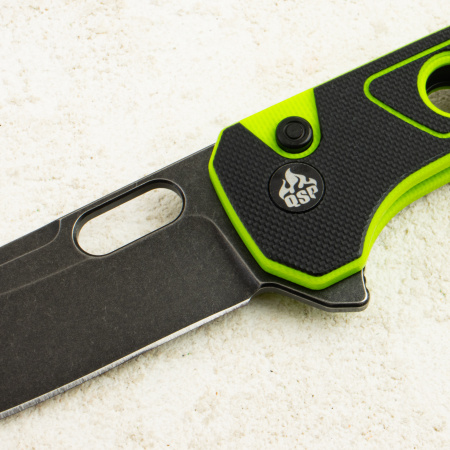 Нож QSP Unicorn, Black Stonewashed 14C28N, G10 Black/Neon, QS156-C2 Нож QSP Unicorn, Black Stonewashed 14C28N, G10 Black/Neon, QS156-C2