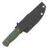 Нож HOT Knife Hoot, Cerakote Bronze, D2, Micarta Green Handle, Kydex