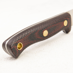 Нож Южный Крест Шершень, D2, Kонвекс, Микарта красно-черная, насечка Нож Южный Крест Шершень, D2, Kонвекс, Микарта красно-черная, насечка - купить в интернет-магазине Blademan