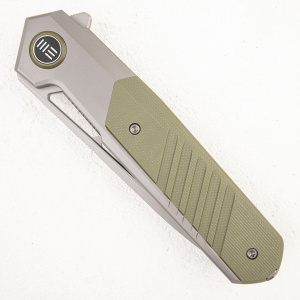 Нож WE Knife Arsenal, 20CV, Titanium Gray/G10 OD Green - складной туристические ножи из стали Нож WE Knife Arsenal, 20CV, Titanium Gray/G10 OD Green - складной туристические ножи из стали