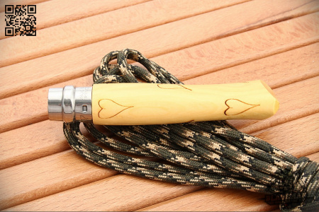 Нож Opinel №7 Nature, Нержавеющая сталь, Самшит, Гравировка сердца - купить в интернет-магазине Blademan