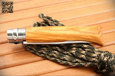 Нож Opinel №8, 12C27, Olive Wood, Деревянный футляр