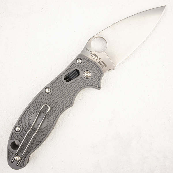 Нож Spyderco Manix 2, Maxamet, G10 Gray - складной туристические ножи из стали