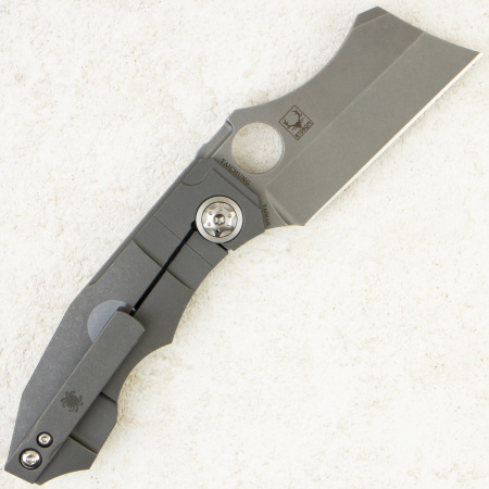 Нож Spyderco Stovepipe, CPM 20CV, Titanium Handle, C260TIP Нож Spyderco Stovepipe, CPM 20CV, Titanium Handle, C260TIP