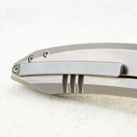 Нож WE Knife Acuminal, Rubbed Satin Vanax, Titanium Handle, WE23070-2 Нож WE Knife Acuminal, Rubbed Satin Vanax, Titanium Handle, WE23070-2