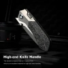 Нож Remette Meteor, M390, Titanium/Carbon Black Handle, RTPT-E