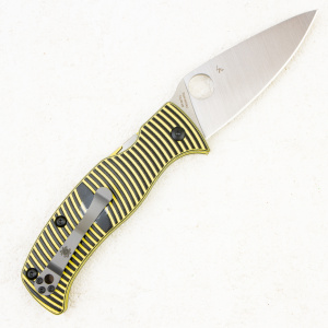 Нож Spyderco Caribbean, LC200N, G10 Black/Yellow, C217GP Нож Spyderco Caribbean, LC200N, G10 Black/Yellow, C217GP