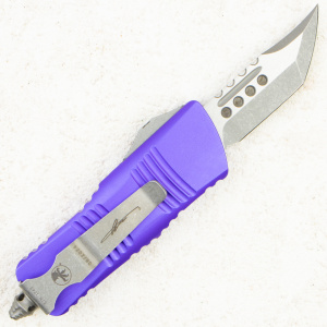 Нож Microtech Mini Troodon Hellhound, Apocalyptic, M390, Aluminum Purple, 819-10, (Signature Series) Нож Microtech Mini Troodon Hellhound, Apocalyptic, M390, Aluminum Purple, 819-10, (Signature Series)