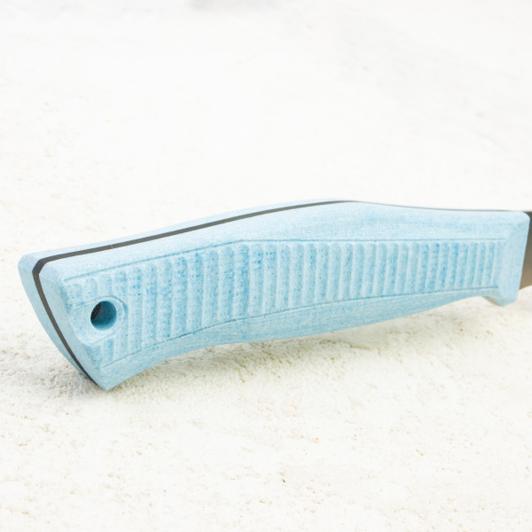 Нож OWL FS130 F Филейный, Elmax Cryo, Micarta Jeans Blue, Kydex
