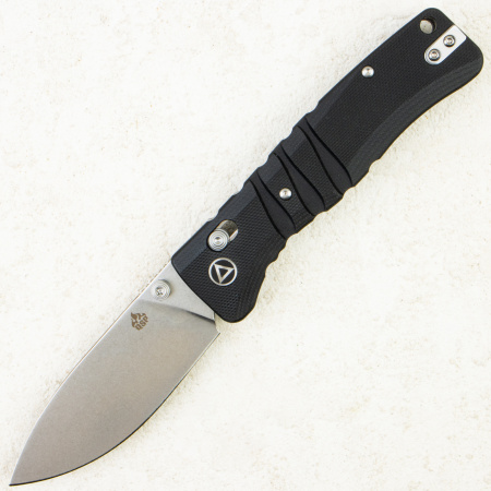 Нож QSP Ripley, Stonewashed 14C28N, G10 Black, QS160-A1