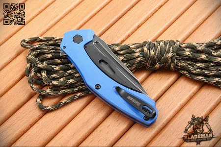 Нож Kershaw Natrix, Blackwash, Blue - купить в интернет-магазине Blademan