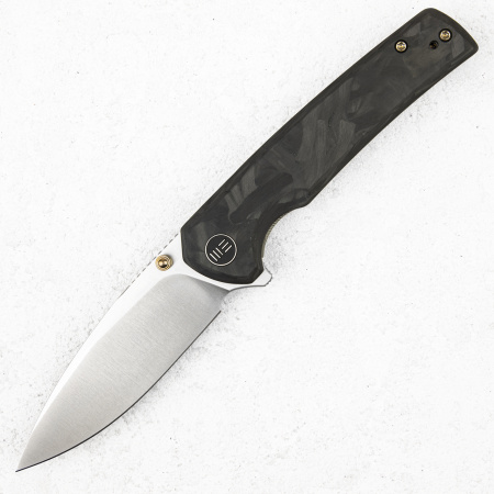 Нож WE Knife Subjugator, 20CV, Titanium Gray/Marble Carbon Fiber