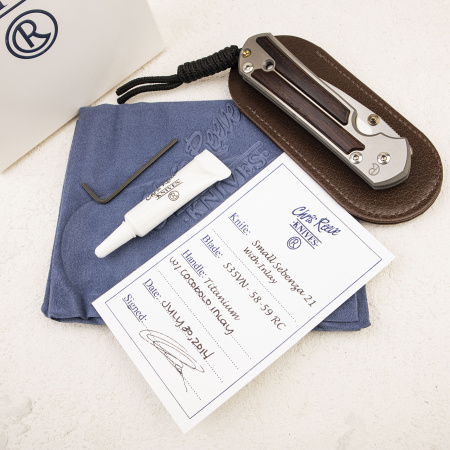 Нож Chris Reeve Small Sebenza 21 Cocobolo Inlay Нож Chris Reeve Small Sebenza 21 Cocobolo Inlay - купить в интернет-магазине Blademan